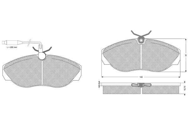 PROCODIS FRANCE Jarrupala, levyjarru PF1172